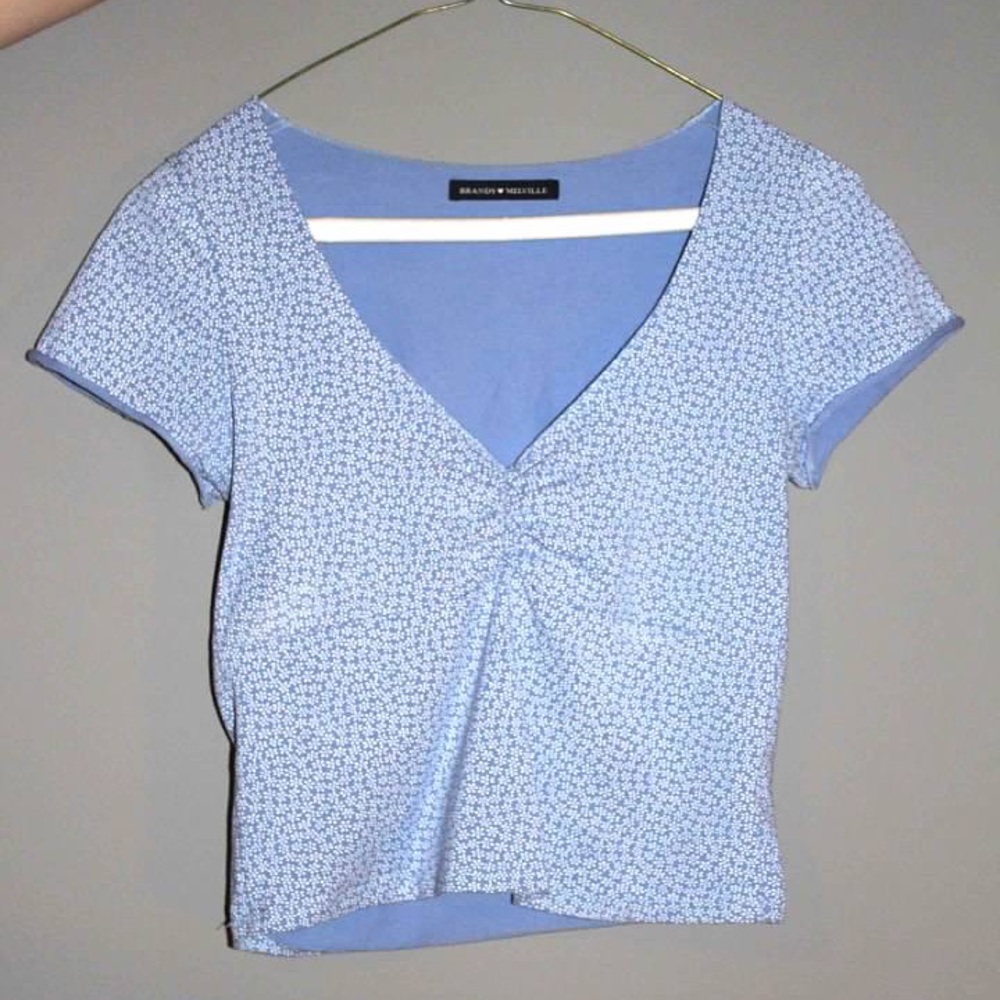 Brandy Melville Blue Gina Top